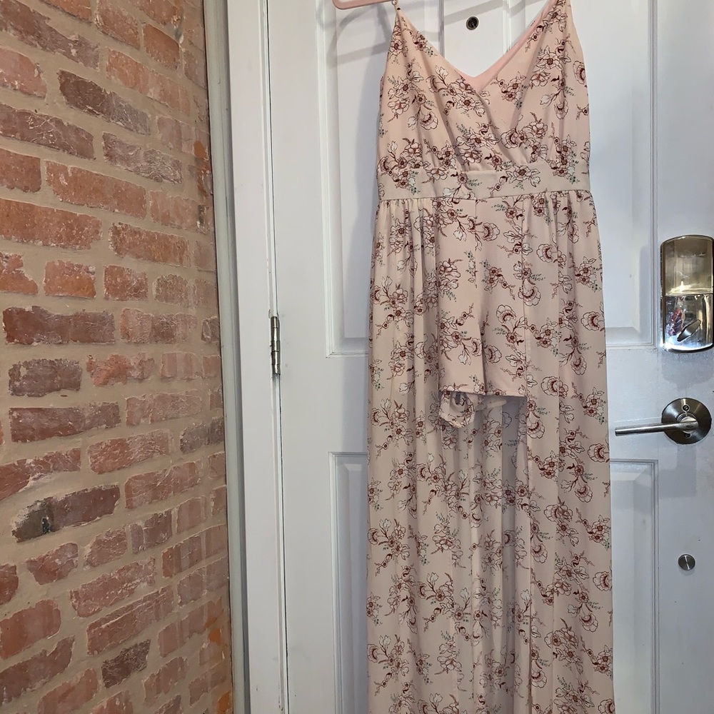 Nordstrom BP™️ Light Pink Floral Jumpsuit/Romper